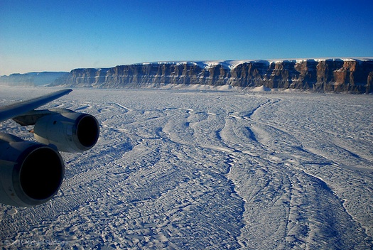 link to gallery item Video File: Large Slab of Greenland's Petermann Glacier Breaks Off