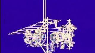 link to multimedia item number 820 entitled 'UARS 3D Wireframe'. Description is 'UARS wireframe model transitioning to a full image of the satellite'
