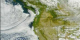 Zoom into Montana region with smoke plumes evident from fires