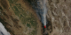 View of smoke plume with fire pixels.