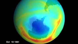 Stratospheric Ozone for October 10, 1981.