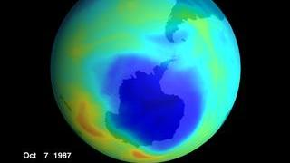 Stratospheric Ozone for October 7, 1987.