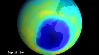 Stratospheric Ozone for September 22, 1994.