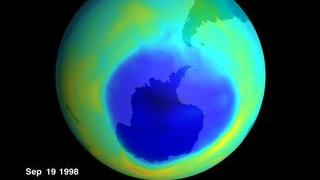 Stratospheric Ozone for September 19, 1998.