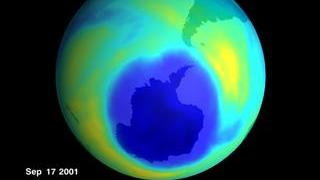 Stratospheric Ozone for September 17, 2001.