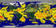 Global surface latent heat flux from the 0.25 degree resolution fvGCM atmospheric model for the period 9/1/2005 through 9/5/2005.  This  product is available through our Web Map Service .