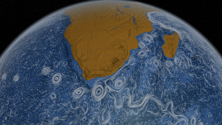 Print resolution still of currents near Southern Africa