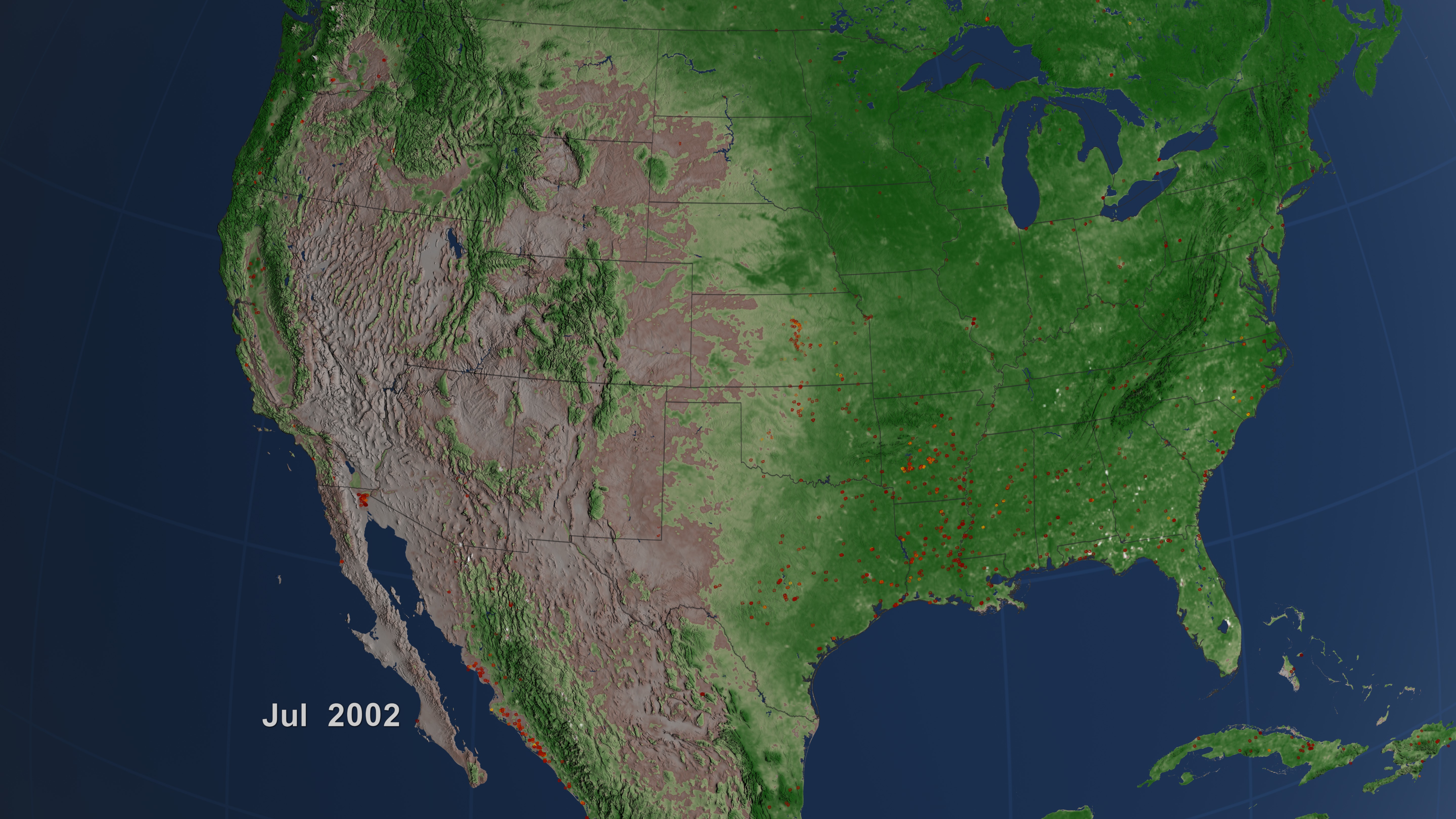 SVS: United States Fire Observations and MODIS NDVI