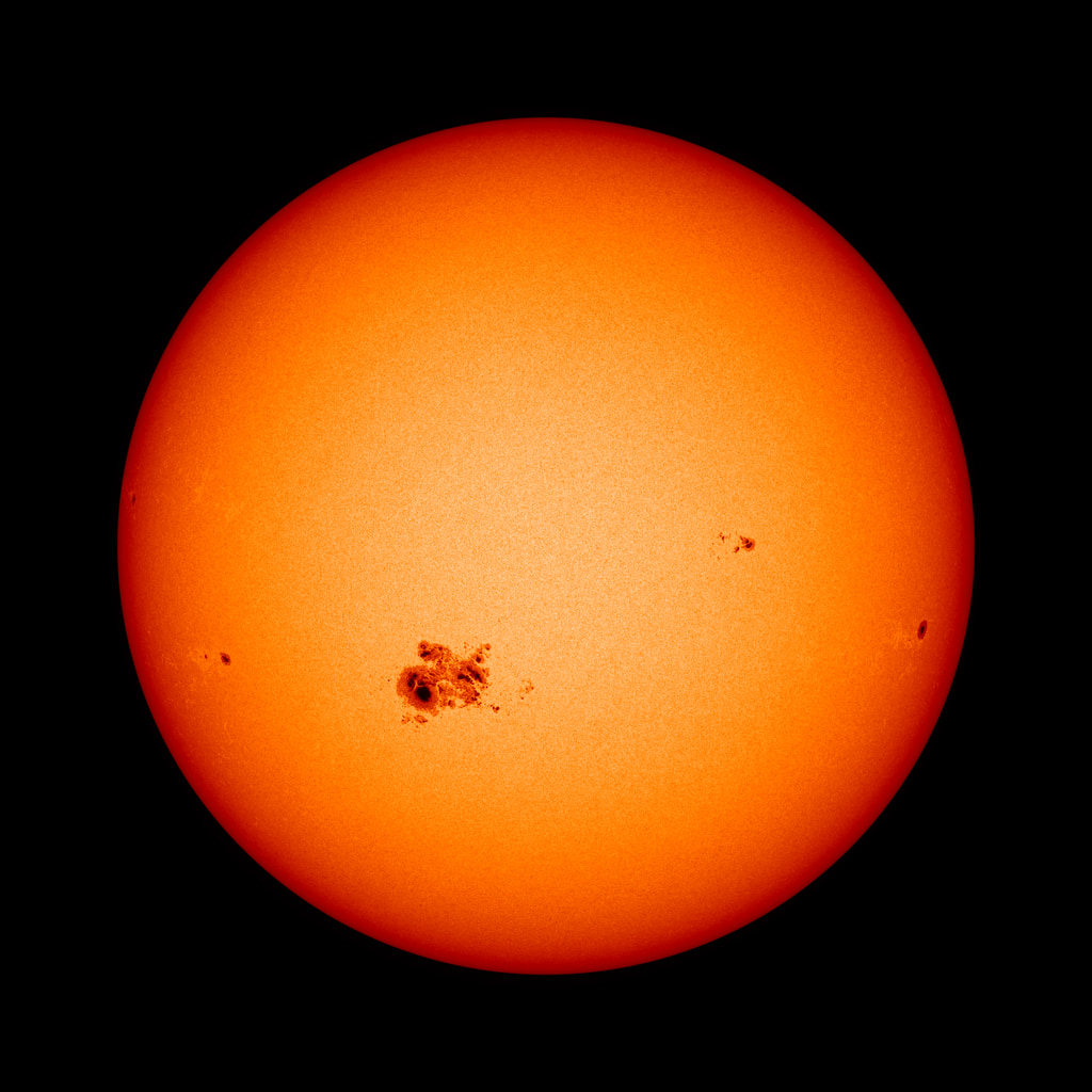 4Kx4K frames of the large sunspot