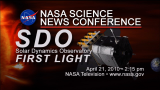 The full SDO First Light press conference in HD.   For complete transcript, click  here .