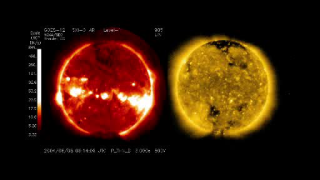 NASA satellites such as STEREO, SOHO, and SDO are dedicated to studying the sun. GOES is a weather satellite but also watches the sun constantly. Watch this video and learn why space weather data is so important for every day life here on Earth.   For complete transcript, click  here .