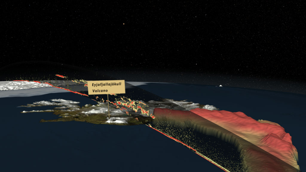 Satellites reveal how Iceland's ice-covered volcano wreaked havoc on Europe.