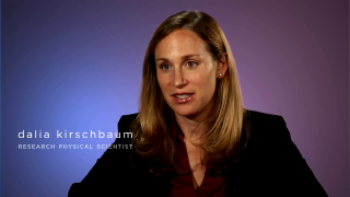 A short video profile about research physical scientist Dalia Kirschbaum, who focuses on landslide modeling as well as public outreach for the Global Precipitation Measurement (GPM) mission.   For complete transcript, click  here .
