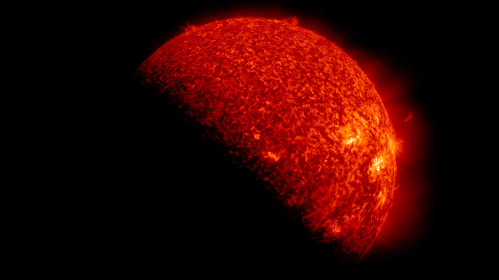 See how Earth interrupts NASA's constant watch of the sun.