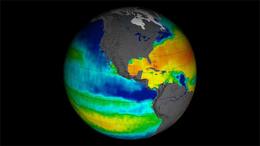The rapidly evolving ocean salinity shifts come to life through Aquarius' first year of data.