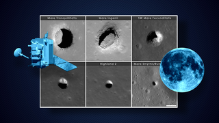 NASA’s Lunar Reconnaissance Orbiter Camera (LROC) has photographed hundreds of holes on the Moon's surface, which may lead to environments sheltered from radiation, meteorite impacts, and extreme temperatures.  Watch this video on the  NASAexplorer YouTube channel .