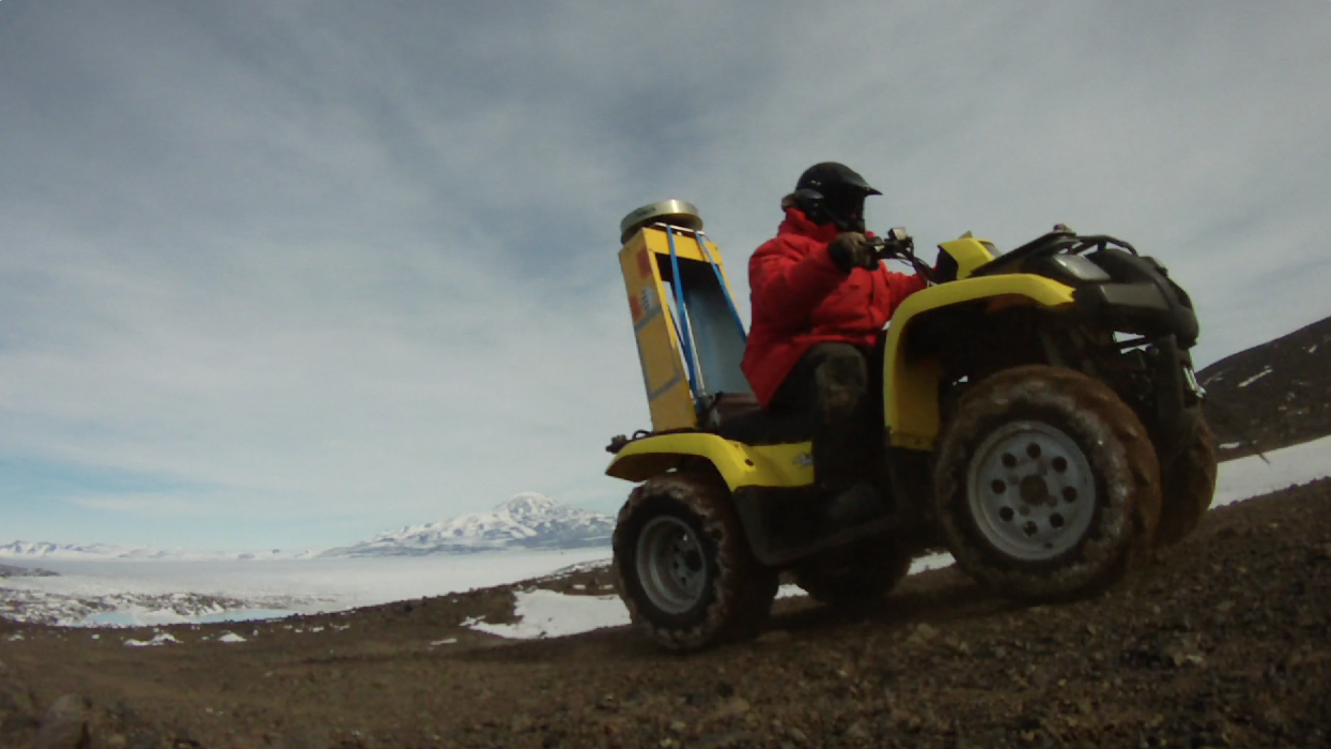 Operation IceBridge: Four-Wheeling in Antartica For complete transcript, click here.