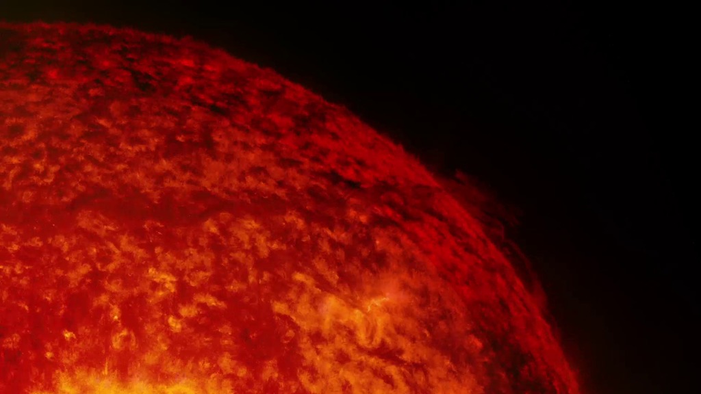 SDO Watches Twisting Solar MaterialSolar material twists above the sun’s surface in this close-up captured by NASA’s Solar Dynamics Observatory on June 7-8, 2016, showcasing the turbulence caused by combative magnetic forces on the sun.This spinning cloud of solar material is part of a dark filament angling down from the upper left of the frame. Filaments are long, unstable clouds of solar material suspended above the sun’s surface by magnetic forces. SDO captured this video in wavelengths of extreme ultraviolet light, which is typically invisible to our eyes, but is colorized here in red for easy viewing.Watch this video on the NASA.gov Video YouTube channel.Find this image feature on NASA.gov.