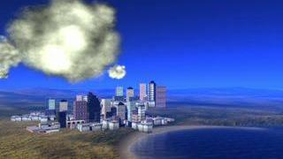 This is the standard definition version of the Urban Rainfall Effect on Coastal Cities animation MPEG.