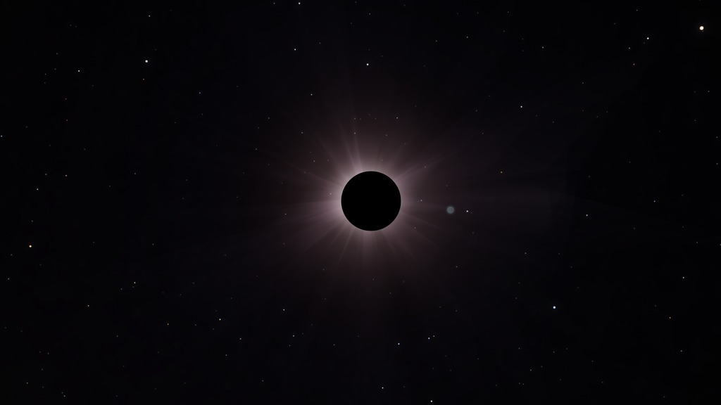 Animation illustrating how a planet can disappear in a star's bright light, and how a coronagraph can reveal it.