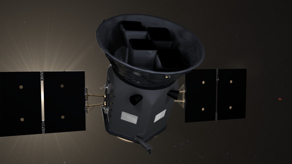 Beauty Pass of TESS spacecraft