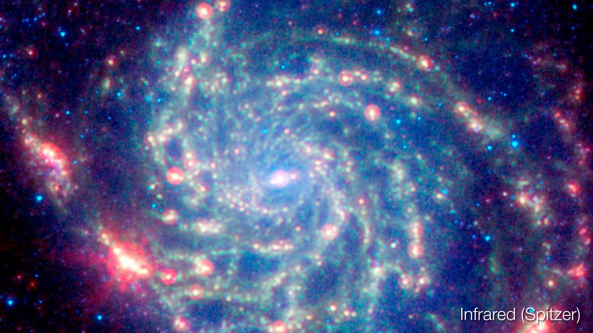 Spitzer Infrared image of M101 