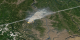 Washington fires from 19 July 2003 with yellow fire pixels