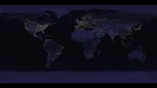 Earth lights at night for the entire earth.This product is available through our Web Map Service.