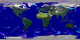 Global large-scale precipitation rate from the 0.25 degree resolution fvGCM atmospheric model for the period 9/1/2005 through 9/5/2005.
  This  product is available through our Web Map Service .