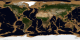 Animation of the draining of the Earth's oceans. The first frame indicates no decrease and the second frame drains all water above sea level.  Each subsequent frame represents a 10 meter drop in the level of the Earth's oceans.  The high resolution frames labeled 'Mask' can be used with the individual images below to create higher resolution versions of this animation.  This  product is available through our Web Map Service .