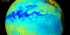 Sea surface temperature anomalies for the 2007 La Niña