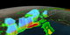 Visualization of rainfall over Texas as Tropical Storm Bill further drenched the state with rain on June 17, 2015 at 6:11:27Z. Shades of blue indicate frozen precipitation in the atmosphere and shades of green to red show liquid precipitation.