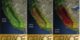 Three of the 12 images used in the GRACE lenticular card, which show the drying out of California’s aquifers based on the decreased amount of gravity they exert.