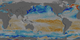 This animation shows the ocean surface CO 2  flux between 1/1/2009 and 12/31/2010.   Blue colors indicate uptake and orange-red colors indicate outgassing of ocean carbon.  The pathlines indicate surface wind stress.