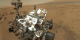 The Curiosity rover checks out the sights on its first Mars adventure.