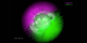 Watch this video on the  NASA Goddard YouTube channel .  This visualization shows the position of the sun's magnetic fields from January 1997 to December 2013. The field lines swarm with activity: The magenta lines show where the sun's overall field is negative and the green lines show where it is positive. Additional gray lines represent areas of local magnetic variation. 

The entire sun's magnetic polarity, flips approximately every 11 years – though sometimes it takes quite a bit longer – and defines what's known as the solar cycle. The visualization shows how in 1997, the sun shows the positive polarity on the top, and the negative polarity on the bottom. Over the next 16 years, each set of lines is seen to creep toward the opposite pole. By the end of the movie, the flip is almost complete. 

At the height of each magnetic flip, the sun goes through periods of more solar activity, during which there are more sunspots, and more eruptive events such as solar flares and coronal mass ejections, or CMEs. The point in time with the most sunspots is called solar maximum.