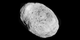 LEAD: On Sunday (May 31, 2015), NASA posted new images of one of Saturn’s moons named Hyperion that was captured during the Cassini spacecraft’s flyby.  
1. The irregular craggy moon Hyperion is about 170 miles across and is probably half water ice. 
2. The sponge-like appearance is thought to be due, in part, to impacts from meteors, which compress the icy surface. 
TAG: This October Cassini will fly within 30 miles of another Saturn moon, Enceladus ‪(enˈselədəs)‬, to study its icy plumes.