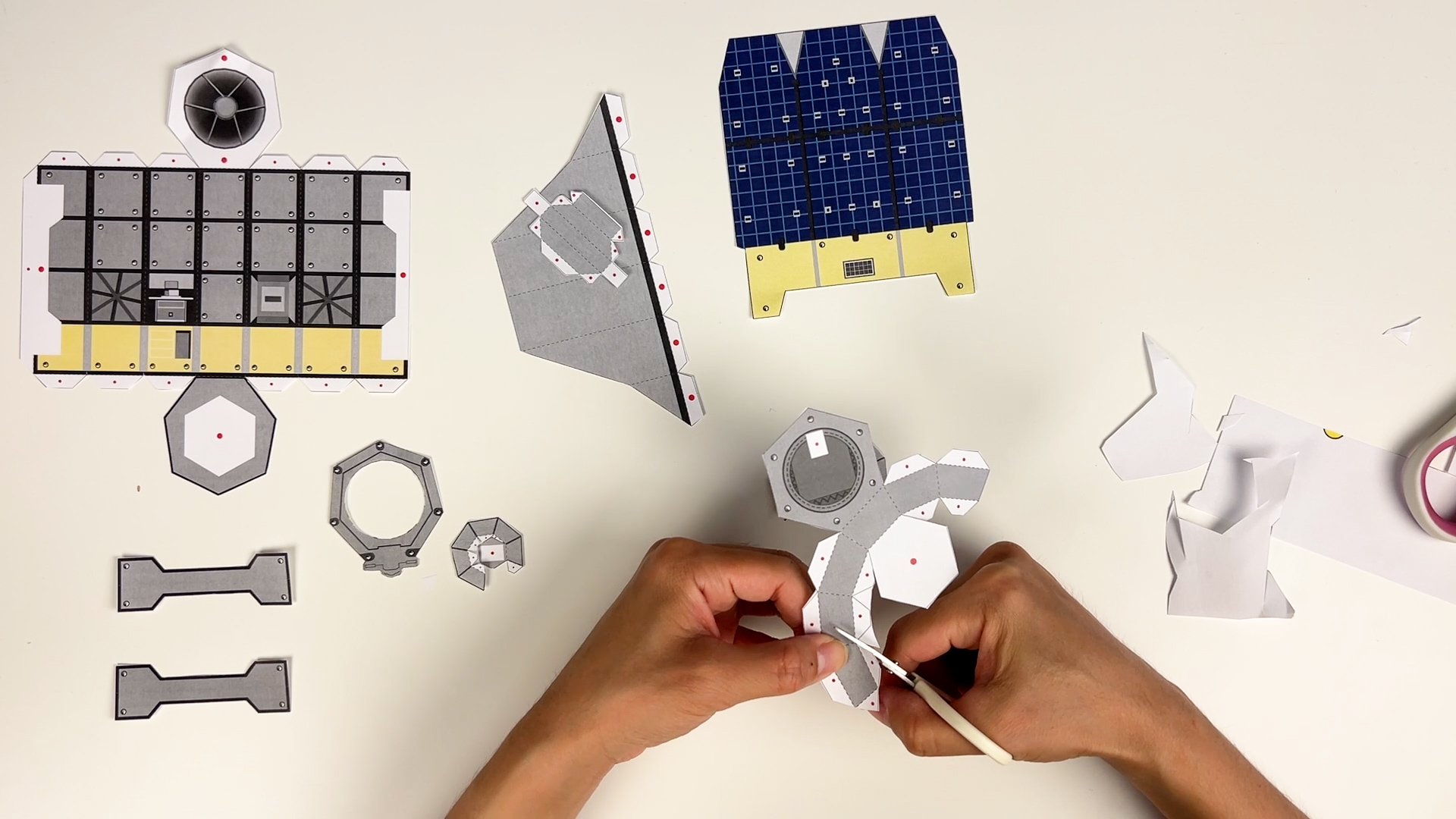 Building paper models of spacecraft is a fun, interactive way to learn more about NASA's missions. Watch this video to see how NASA's Nancy Grace Roman Space Telescope paper model comes together, then try making your own. (If you like this project, you can explore making models of other NASA spacecraft here:  https://go.nasa.gov/papermodels.)Credit: NASA's Goddard Space Flight Center/Origami TreeMusic: "Digital Dreamscape" from Universal Production MusicWatch this video on the NASA.gov Video YouTube channel.Complete transcript available.