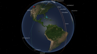 This online interactive allows users to explore NASA visualizations in 3D. Users have access to a number of data sets, as well as imagery of Earth mission satellites in orbit. Information is included ...