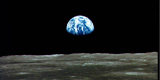 While the Apollo program was providing iconic views of Earth as a colorful marble in black space, the Soviets were capturing similarly dramatic images from their Zond flyby craft. The Planetary Society collects this imagery, whether U.S., Russian, Japanese, European, or Indian.  They also have a collection of Earth views from geostationary satellites.