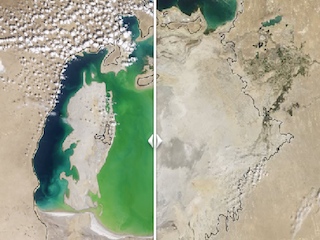 The first step in understanding change is monitoring, and the second step is analysis. Landsat satellites have been observing the Earth's land surface since 1972, providing us with an invaluable record of landscape scale change. Explore these remarkable images as the shift over time with the interactive slider tool.