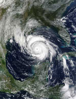 Hurricane Lili churned up the Gulf of Mexico, reaching category four on October 2, 2002. 