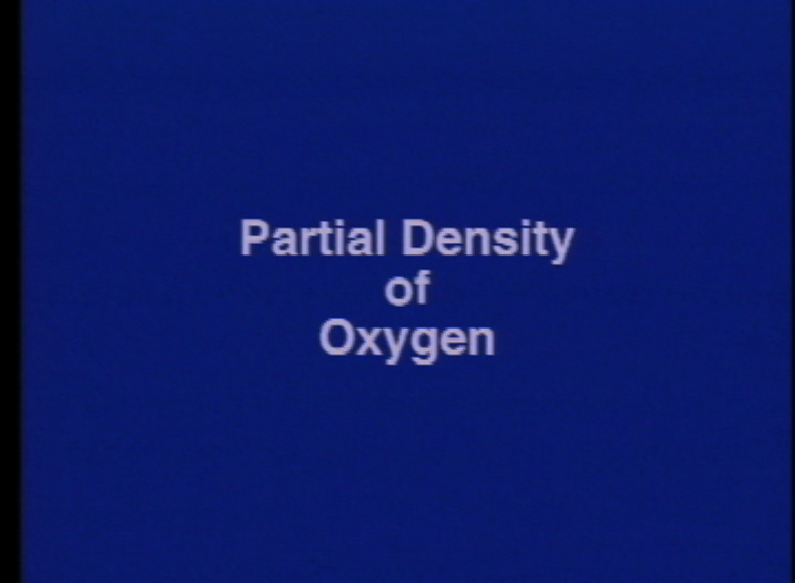 Video slate image reads "Partial Density of Oxygen".