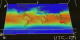 A live screen capture of an interaction with data from a global climate model