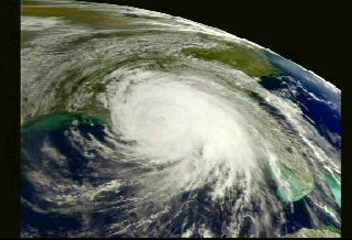 Final Image of Hurricane Georges (SeaWiFS image)September 27th,1998