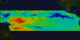 An animation of sea surface height anomaly in the Pacific Ocean from January 1997 to August 1998 as measured by TOPEX-Poseidon