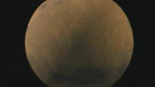 Fly up to Mars north poles Sasquatch Crater