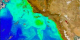 SeaWiFS false color (chlorophyll-phytoplankton levels) ocean and true color land of Southern California for 20 dates from September 9, 1997 to August 8, 1998