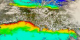 SeaWiFS false color (chlorophyll-phytoplankton levels) ocean and true color land of Tampa-St. Petersburg for 36 dates from September 15, 1997 to August 2, 1998