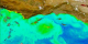 SeaWiFS false color (chlorophyll-phytoplankton levels) ocean and true color land of Los Angeles for 20 dates from September 9, 1997 to August 8, 1998